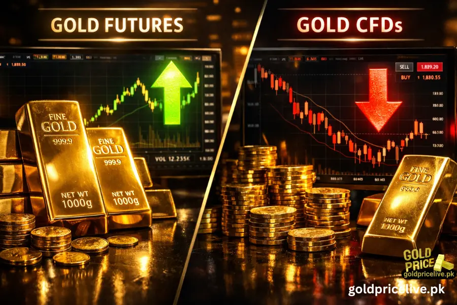 Gold Prices in Pakistan Gold Futures vs Gold CFDs Difference, Risk & Islamic View